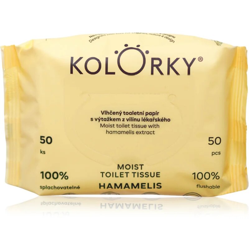 Kolorky Moist Toilet Tissue Hamamelis nedves WC papír 50 db