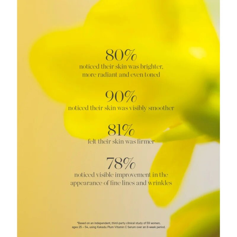 Kora Organics Kakadu Plum Vitamin C Serum bőrélénkítő szérum C-vitaminnal 30 ml