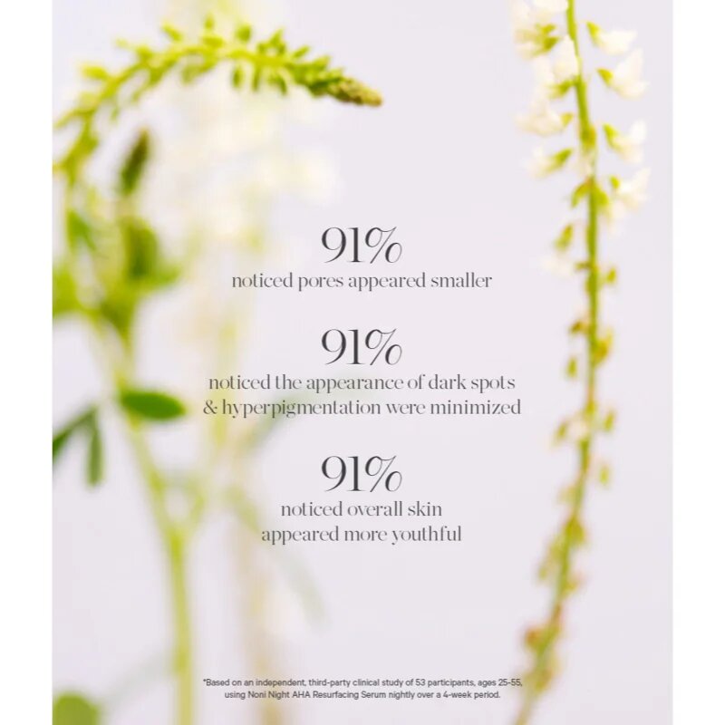Kora Organics Noni Night AHA Resurfacing Serum regeneráló szérum 30 ml