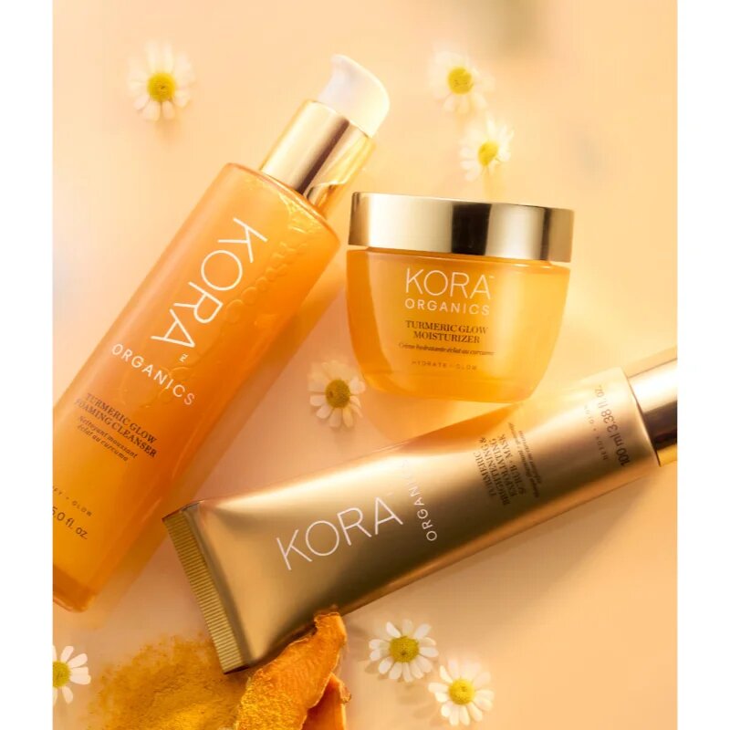 Kora Organics Turmeric Brightening & Exfoliating Scrub + Mask peeling és maszk 100 ml