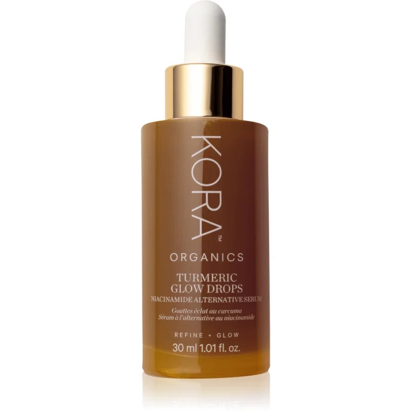 Kora Organics Turmeric Glow Drops élénkítő szérum niacinamiddal 30 ml