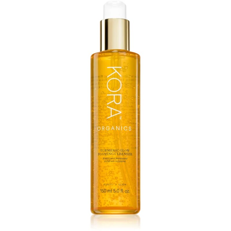 Kora Organics Turmeric Glow Foaming Cleanser tisztító hab az arcra 150 ml