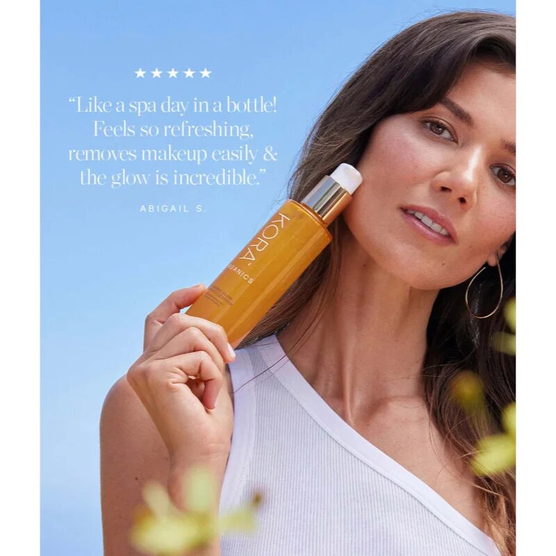 Kora Organics Turmeric Glow Foaming Cleanser tisztító hab az arcra 150 ml