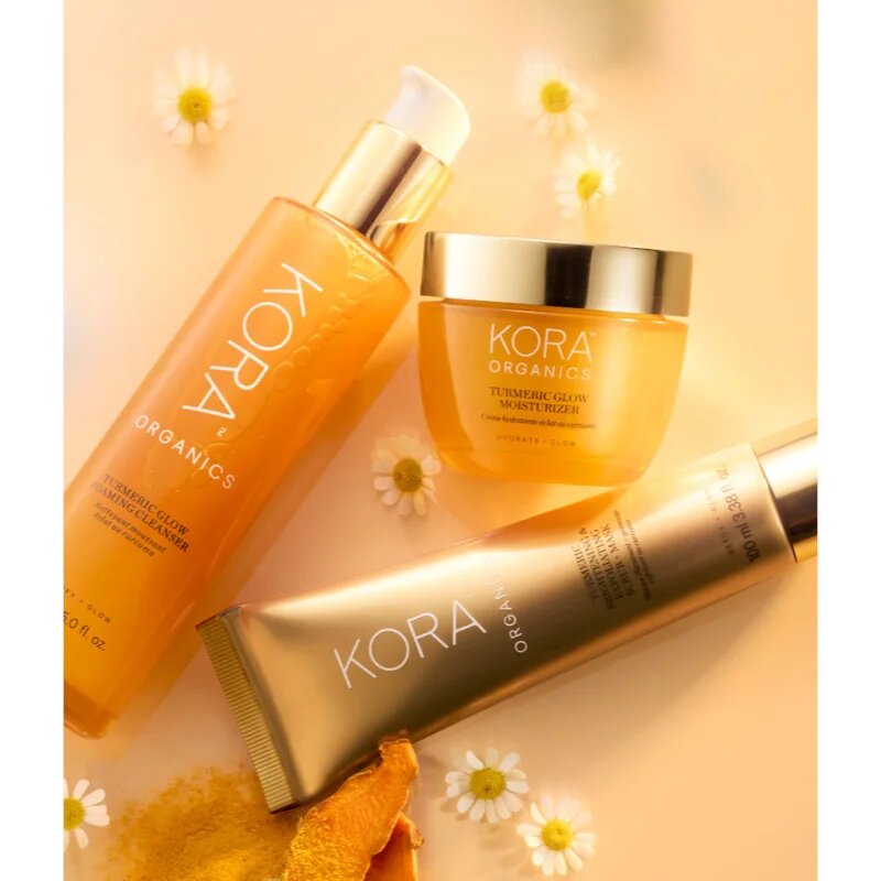 Kora Organics Turmeric Glow Foaming Cleanser tisztító hab az arcra 150 ml
