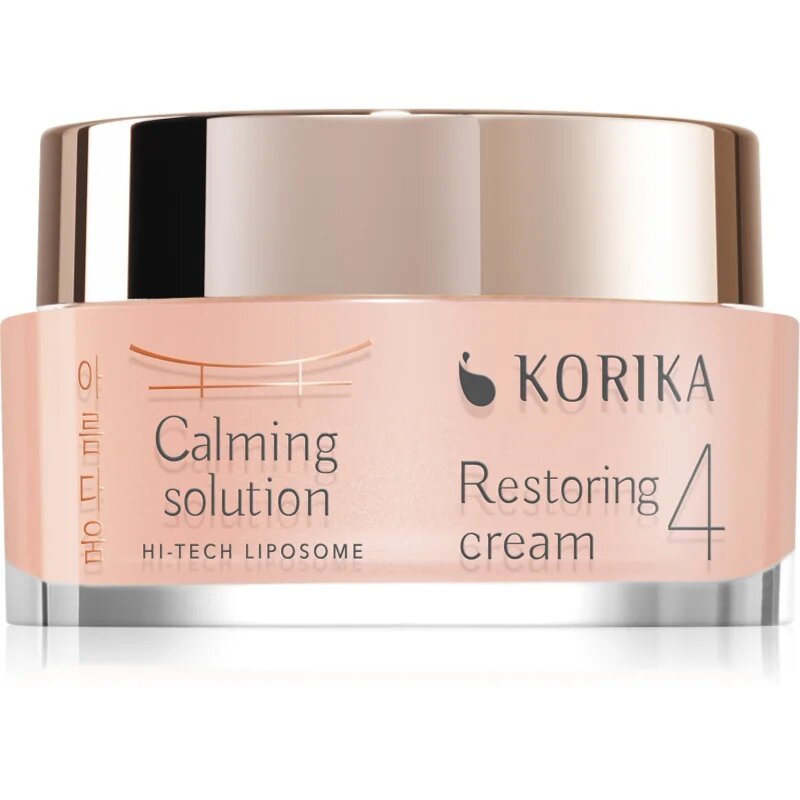 KORIKA HI-TECH LIPOSOME Calming solution Restoring cream Tápláló nyugtató krém 50 ml