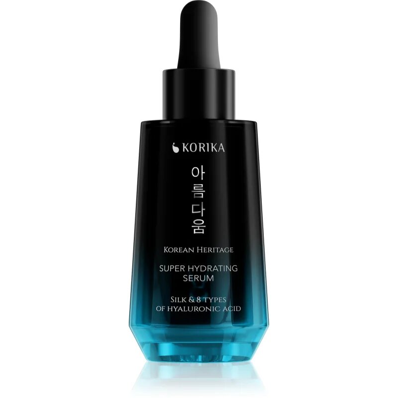 KORIKA Korean Heritage 8 Types of Hyaluronic Acid Premium Super Hydrating Serum hidratáló arcszérum 8-féle hialuronsavval 30 ml