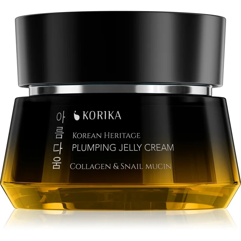 KORIKA Korean Heritage Collagen & Snail Mucin Plumping Jelly Cream fiatalító krém kollagénnel 50 ml