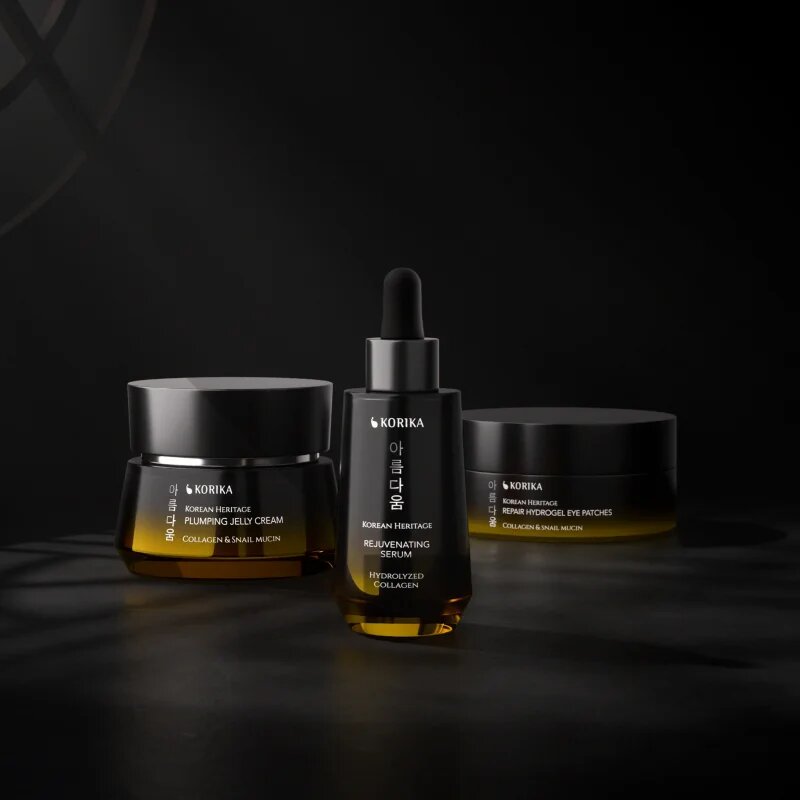 KORIKA Korean Heritage Collagen & Snail Mucin Plumping Jelly Cream fiatalító krém kollagénnel 50 ml