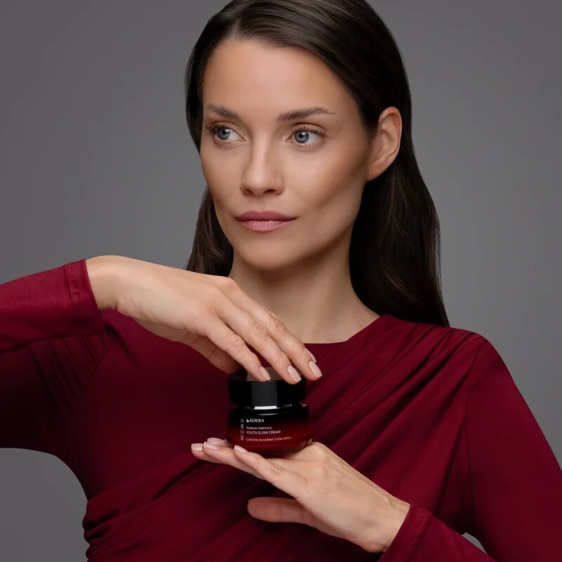 KORIKA Korean Heritage Ginseng & Marine Stem Cells Youth Elixir Cream tápláló antioxidáns krém a bőr fiatalításáért 50 ml