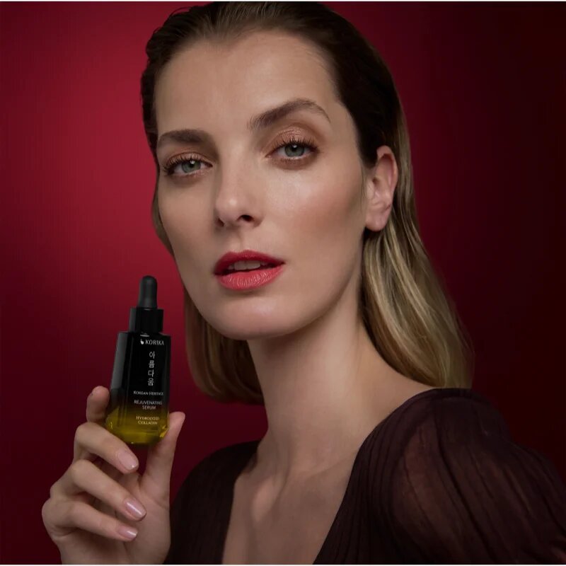 KORIKA Korean Heritage Hydrolyzed Collagen Premium Rejuvenating Serum fiatalító arcszérum hidrolizált kollagénnel 30 ml