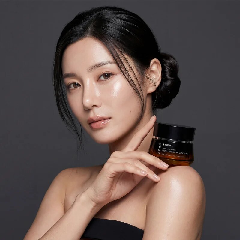 KORIKA Korean Heritage Jeju Mandarine & Vitamin C Brightening Capsule Cream élénkítő krém C vitamin 50 ml