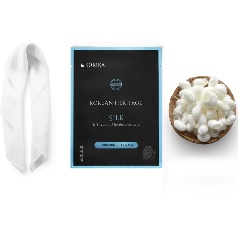 KORIKA KOREAN SKIN CARE ROUTINE SET OF 3 HYDRATING SHEET MASKS szett hidratáló hatással