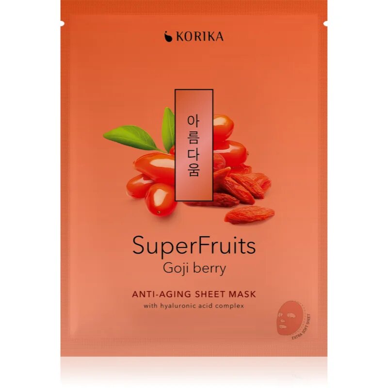 KORIKA SuperFruits Everyday Set of 7 Face Sheet Masks arcmaszk szett 7x25 g