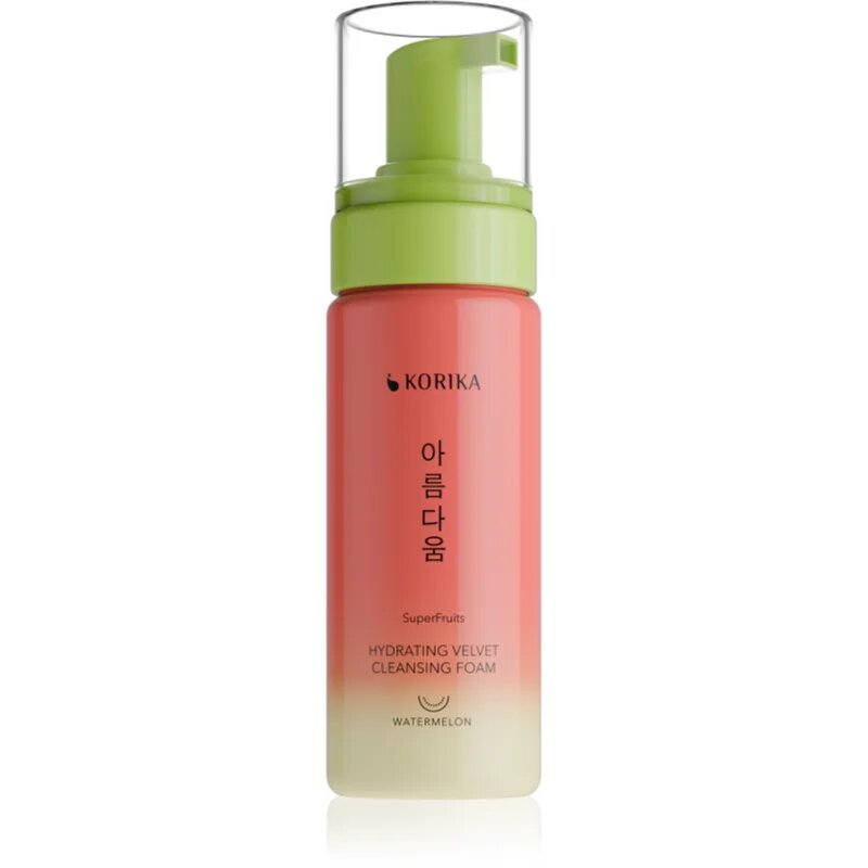 KORIKA SuperFruits Hydrating Velvet Cleansing Foam hidratáló tisztító hab 150 ml