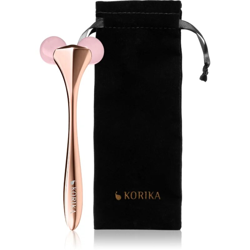 KORIKA Tools 3D Face Roller Rose Jade Stone masszázs henger az arcra Rose Jade Stone