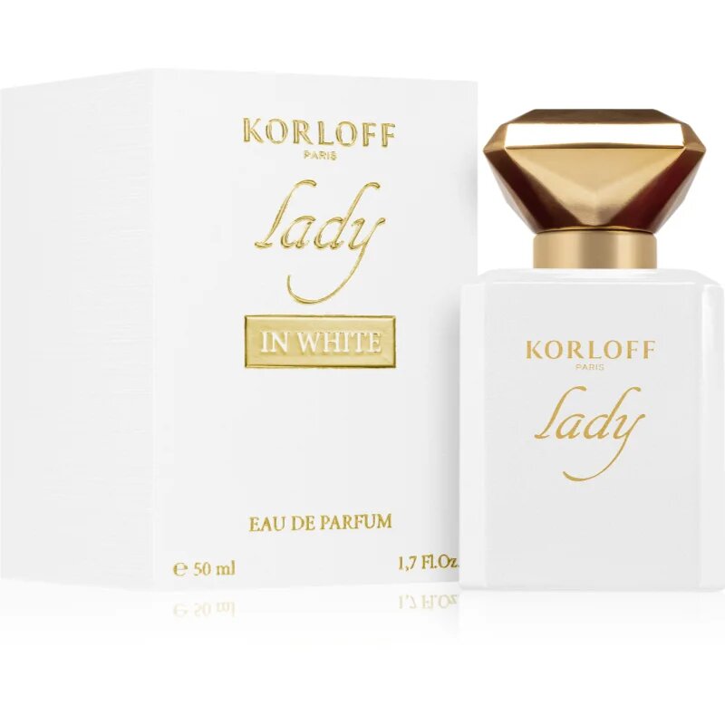 Korloff Lady in White Eau de Parfum hölgyeknek 50 ml