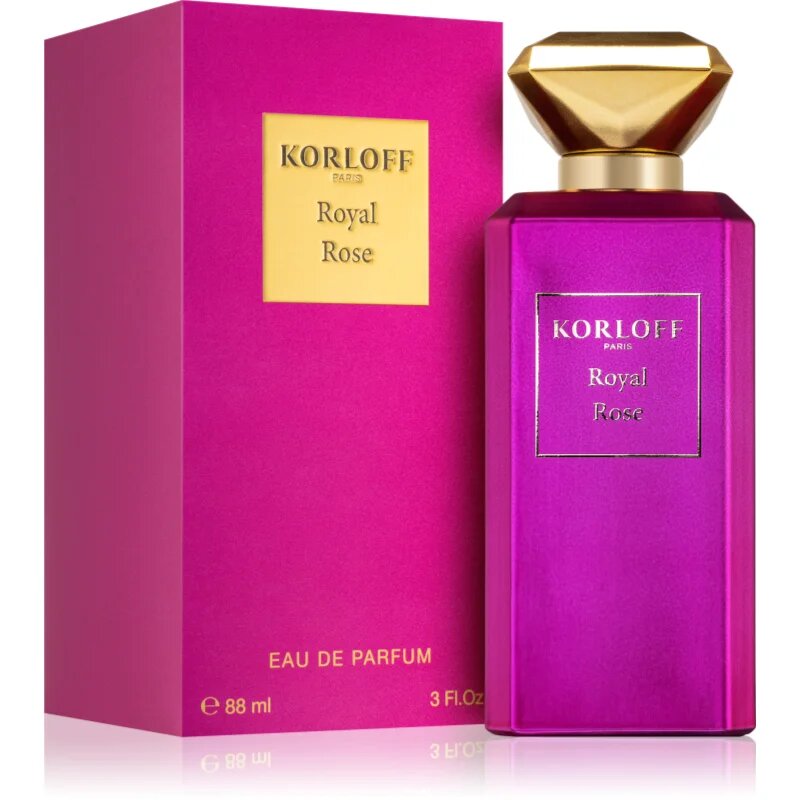 Korloff Royal Rose Eau de Parfum hölgyeknek 88 ml