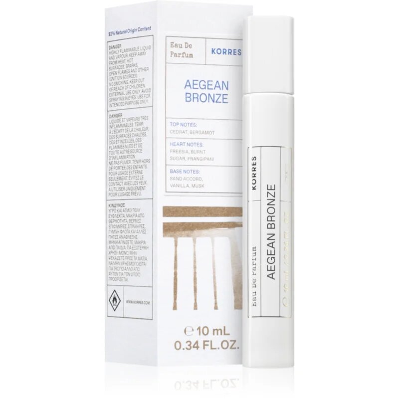 Korres Aegean Bronze eau de parfum roll-on unisex 10 ml
