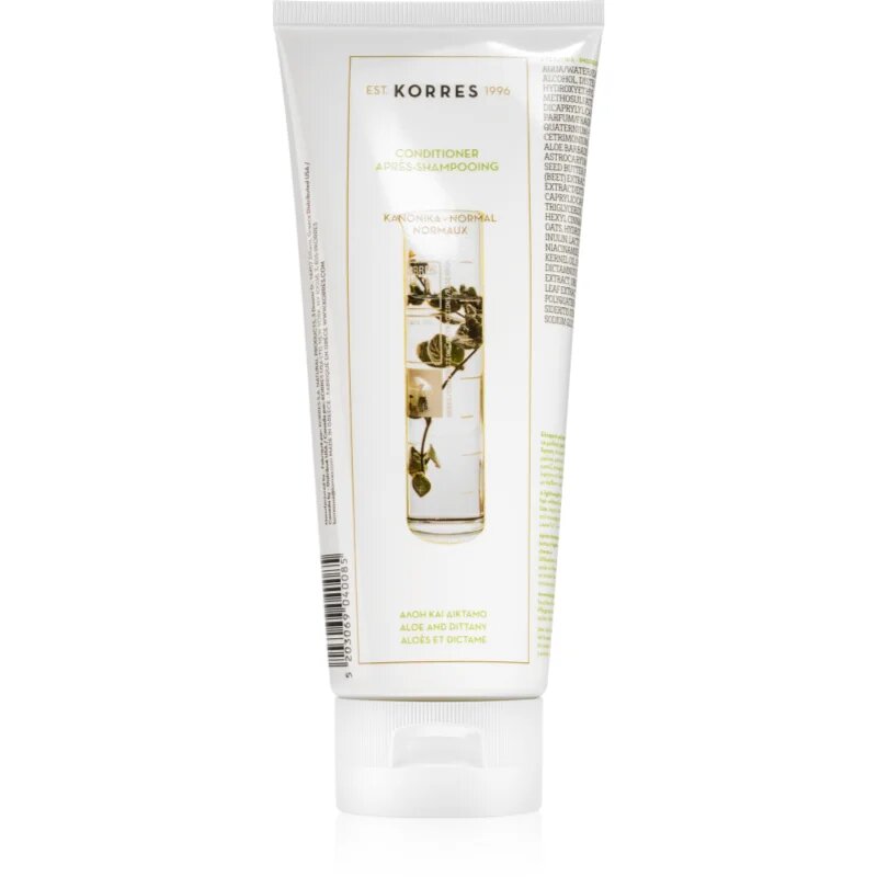 Korres Aloe & Dittany kondicionáló normál hajra 200 ml
