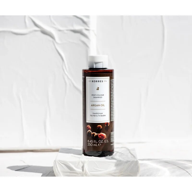 Korres Argan Oil tisztító sampon festett hajra 250 ml