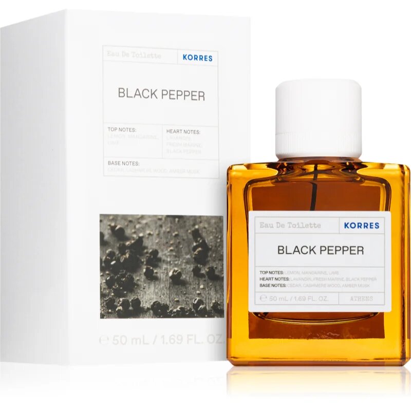 Korres Black Pepper Eau de Toilette uraknak 50 ml