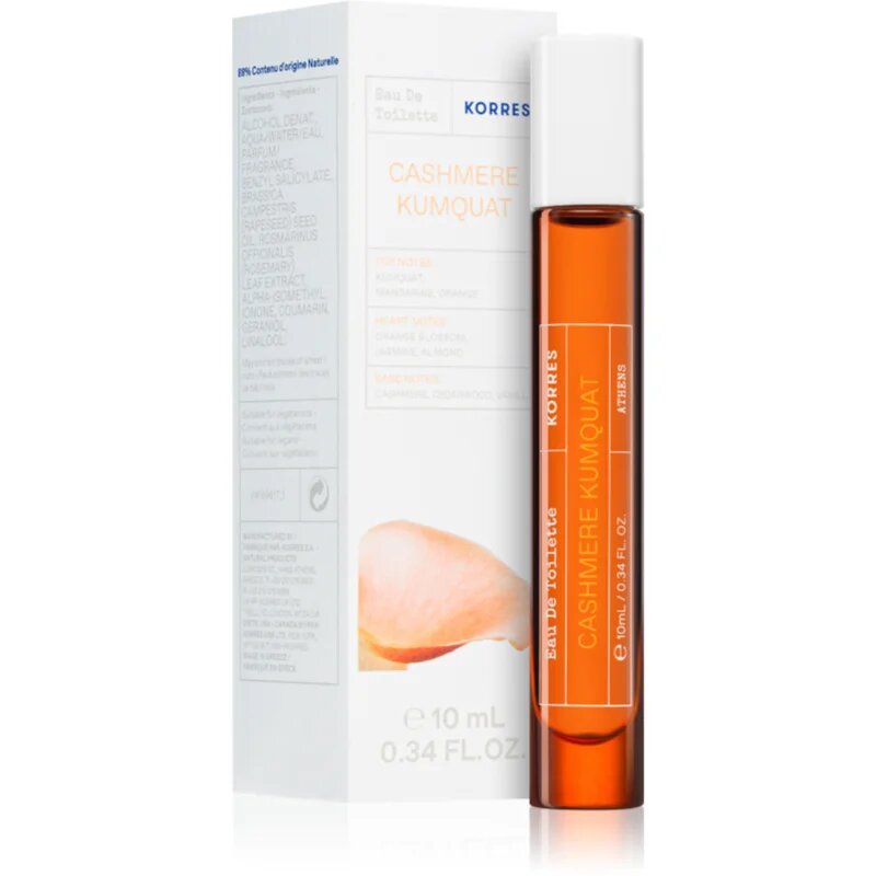 Korres Cashmere Kumquat Eau de Toilette hölgyeknek 10 ml