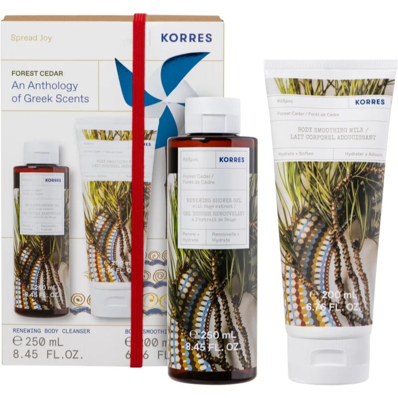 Korres Forest Cedar ajándékszett unisex