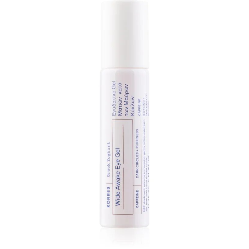 Korres Greek Yoghurt Wide Awake Eye Gel Roller élénkítő szemszérum roll-on 15 ml