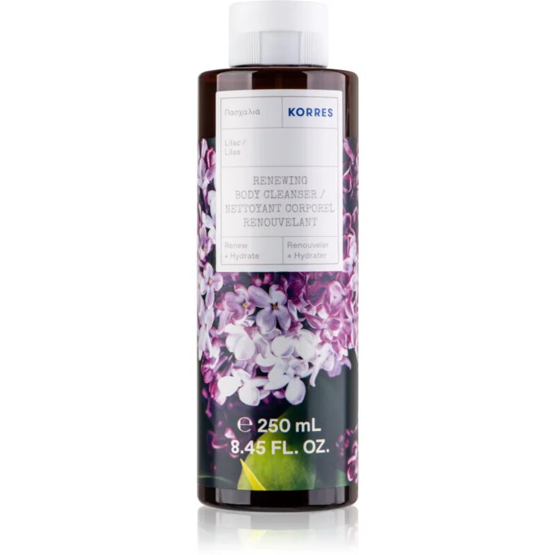 Korres Lilac bódító illatú tusfürdő virág illattal 250 ml
