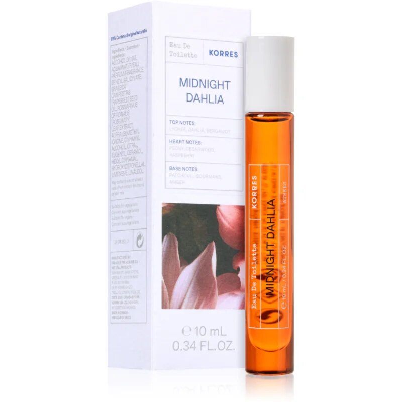 Korres Midnight Dahlia Eau de Toilette hölgyeknek 10 ml