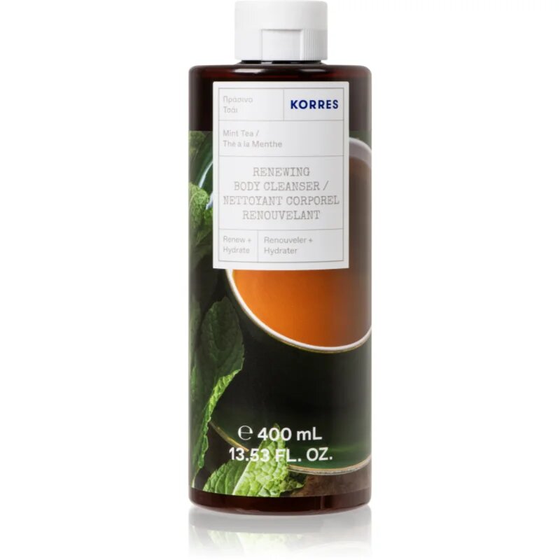 Korres Mint Tea felfrissítő tusfürdő gél 400 ml