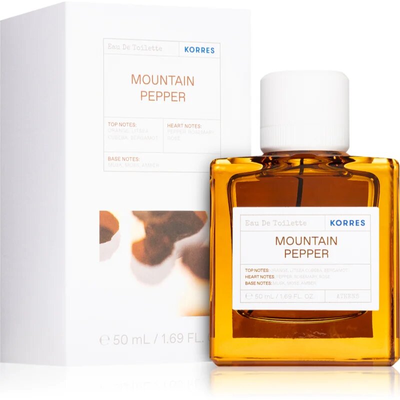 Korres Mountain Pepper Eau de Toilette uraknak 50 ml