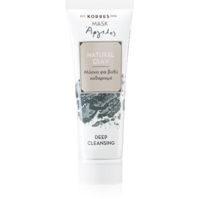 Korres Natural Clay mélyen tisztító maszk 18 ml
