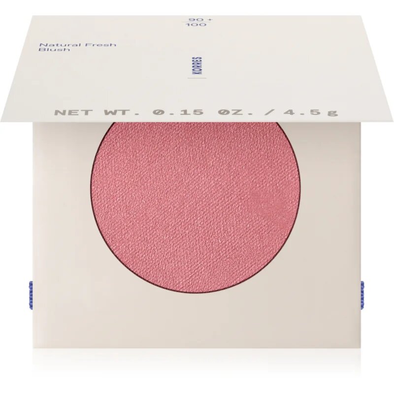 Korres Natural Fresh Blush kompakt arcpirosító árnyalat Dusty Rose 4.5 g