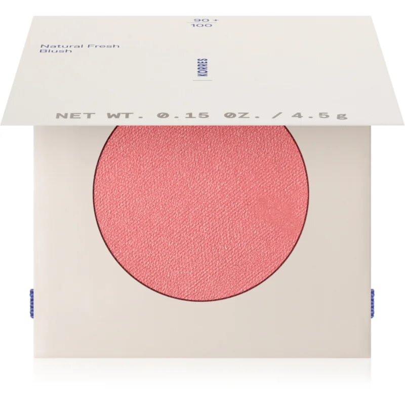 Korres Natural Fresh Blush kompakt arcpirosító árnyalat Pink Peony 4.5 g