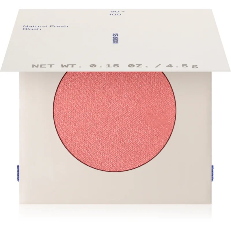 Korres Natural Fresh Blush kompakt arcpirosító árnyalat Warm Peach 4.5 g