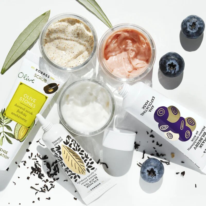 Korres Olive Stones mélytisztító peeling 18 ml