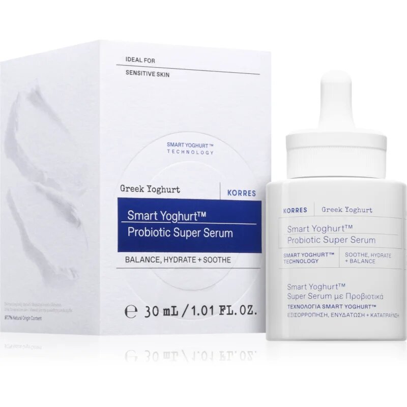 Korres Smart Yoghurt™ Probiotic Super Serum hidratáló arcszérum probiotikumokkal 30 ml