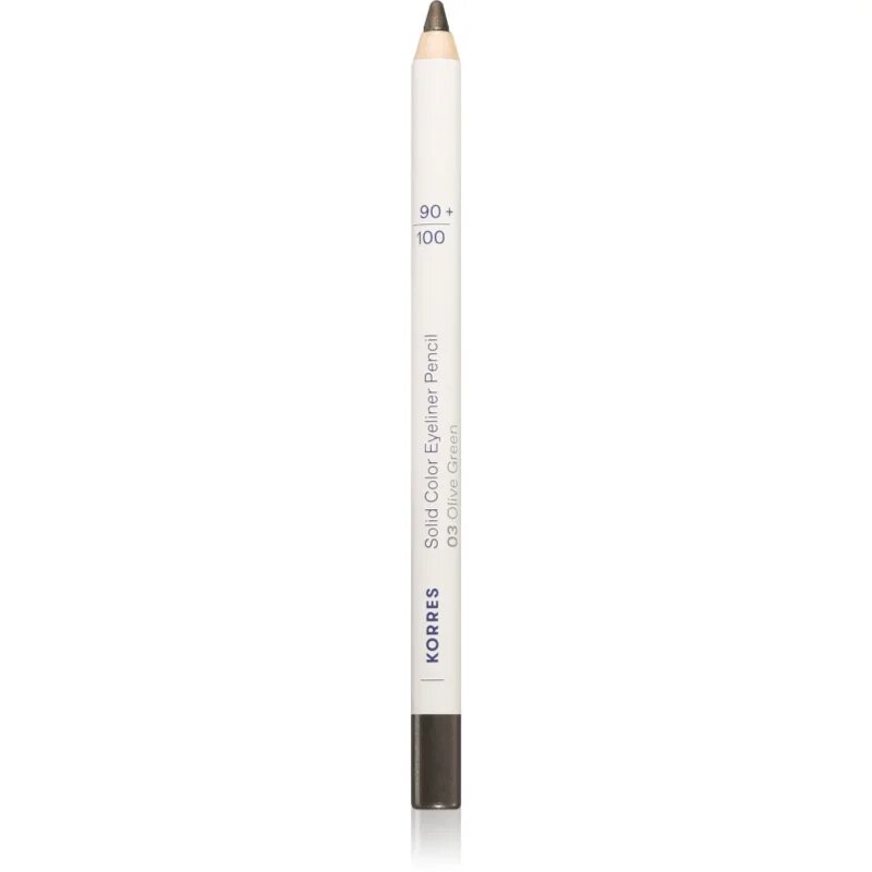 Korres Solid Color Eyeliner Pencil krémes szemhéjceruza árnyalat Olive Green 1.2 g