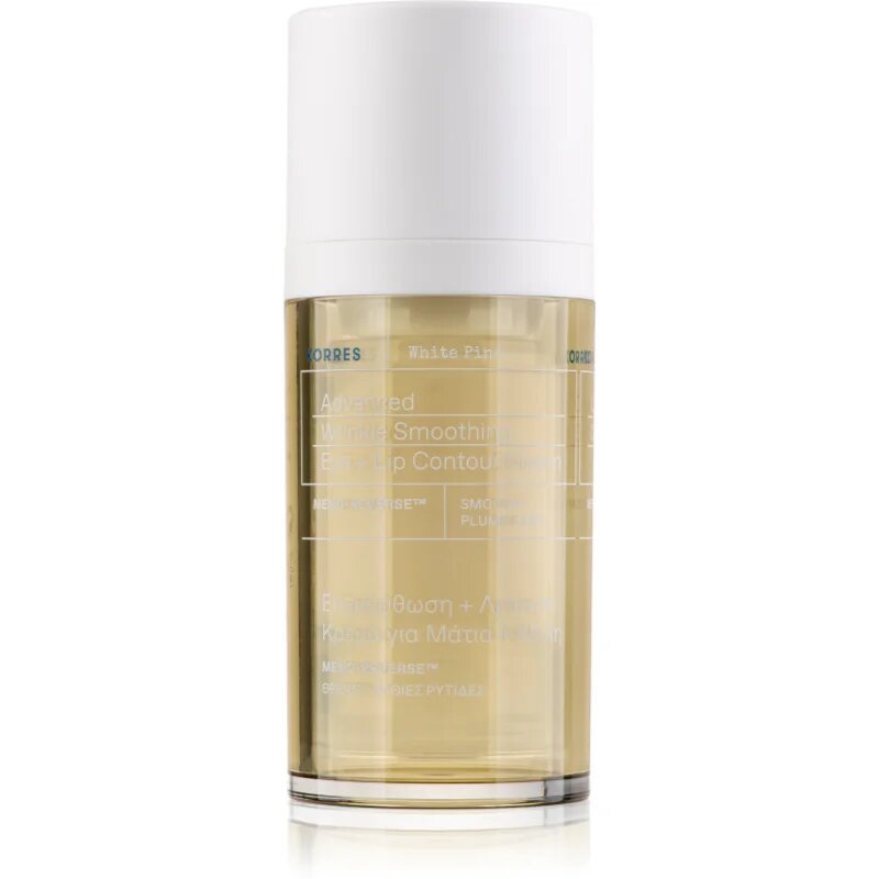 Korres White Pine Meno-Reverse™ fiatalító krém a szem és az ajak körvonalára érett bőrre 15 ml