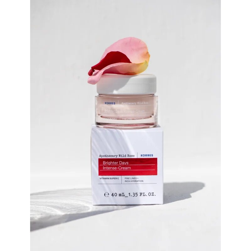 Korres Wild Rose élénkítő nappali krém száraz bőrre 40 ml