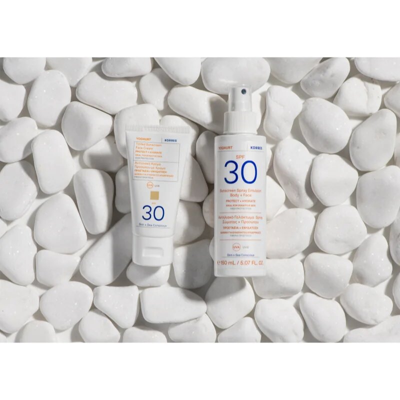 Korres Yoghurt Tinted Sunscreen színező napozókrém SPF 30 50 ml