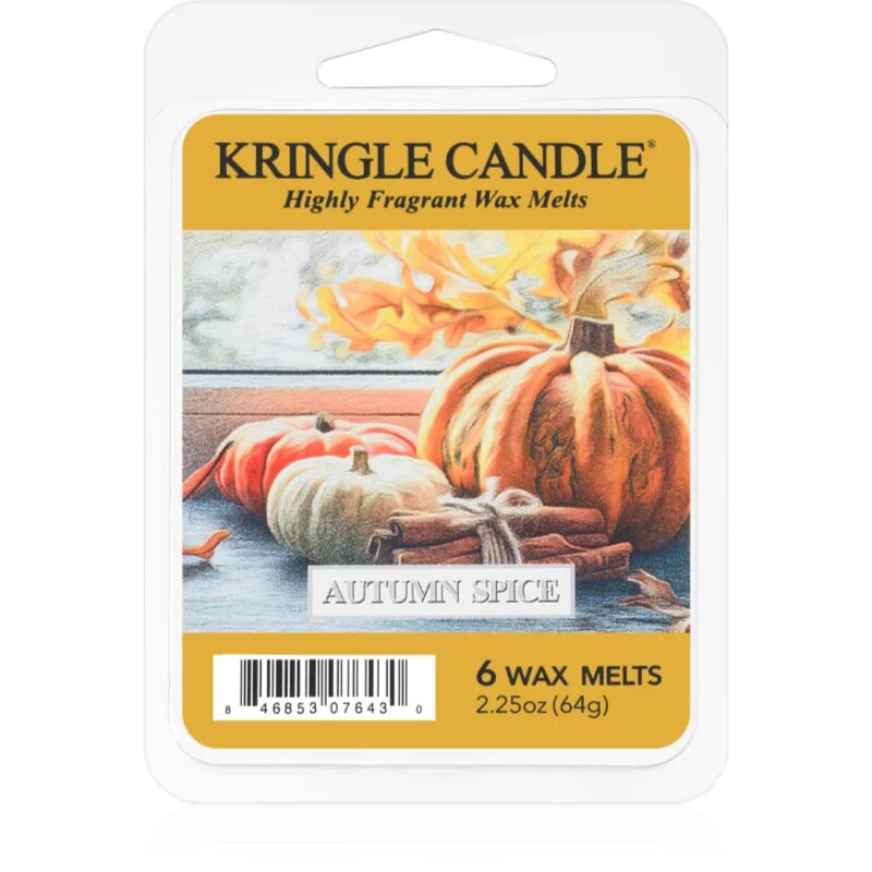 Kringle Candle Autumn Spice illatos viasz aromalámpába 64 g