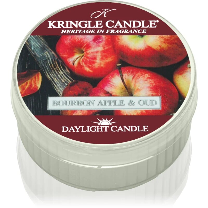 Kringle Candle Bourbon Apple & Oud teamécses 42 g