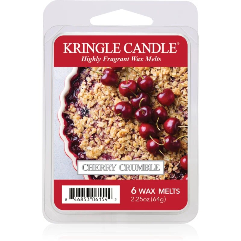 Kringle Candle Cherry Crumble illatos viasz aromalámpába 64 g