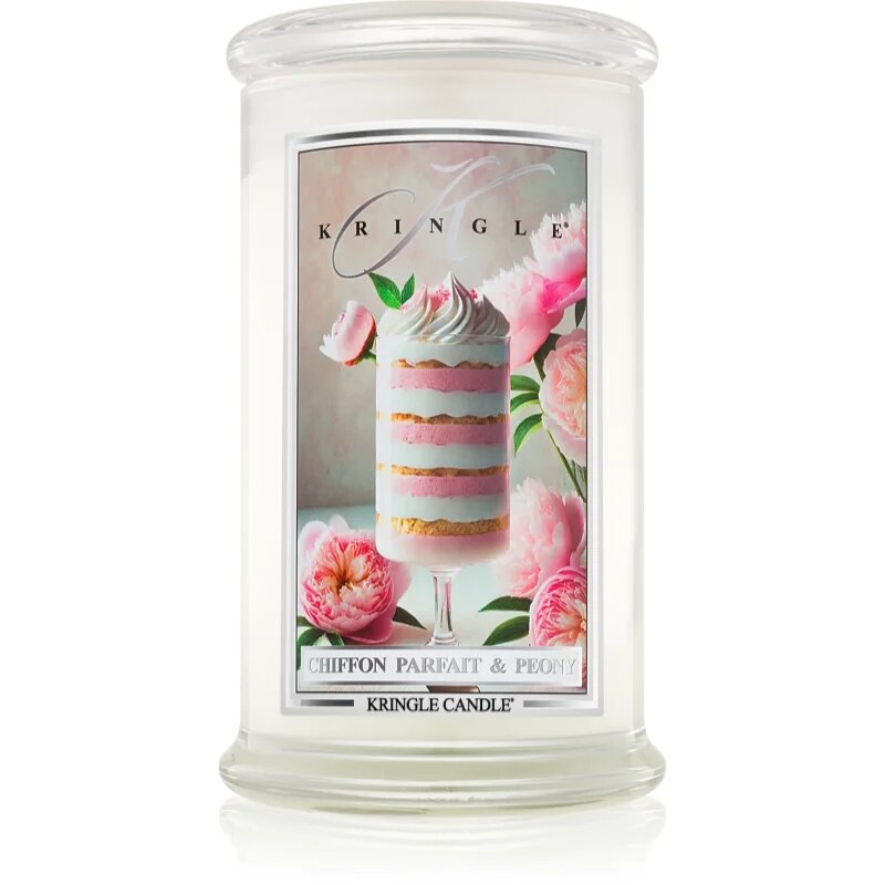 Kringle Candle Chiffon Parfait & Peony illatgyertya 623 g