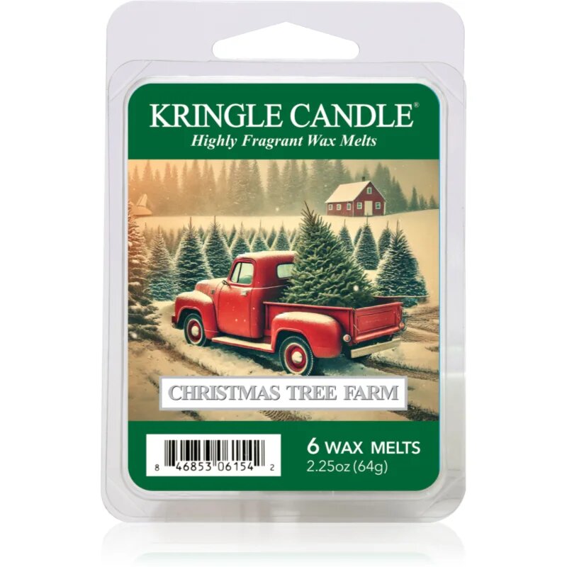 Kringle Candle Christmas Tree Farm illatos viasz aromalámpába 64 g