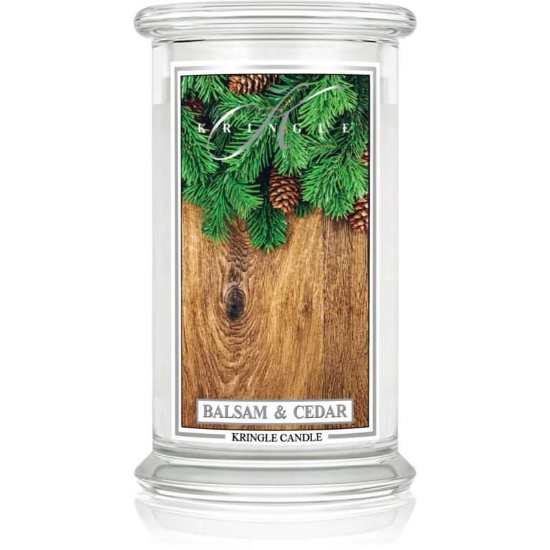 Kringle Candle Classic Balsam & Cedar illatgyertya 623 g