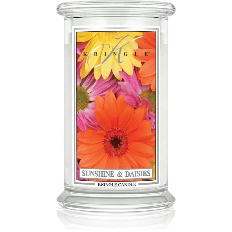 Kringle Candle Classic Sunshine & Daisies illatgyertya 623 g