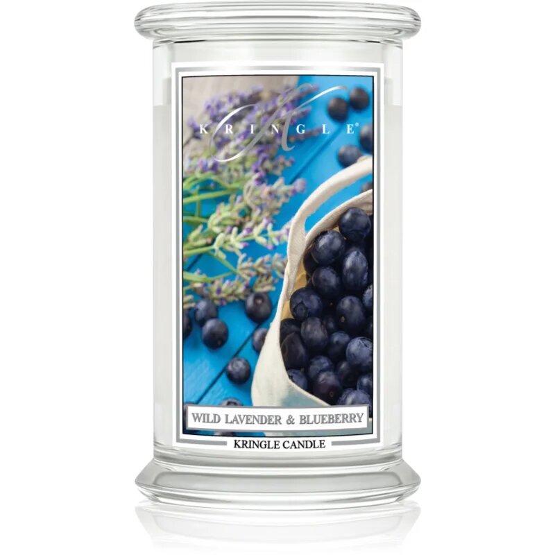 Kringle Candle Classic Wild Lavender & Blueberry illatgyertya 623 g